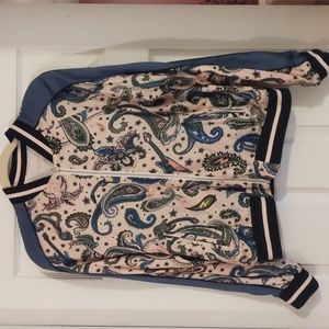 Zadig & Voltaire Billy Paisley Reversible Jacket